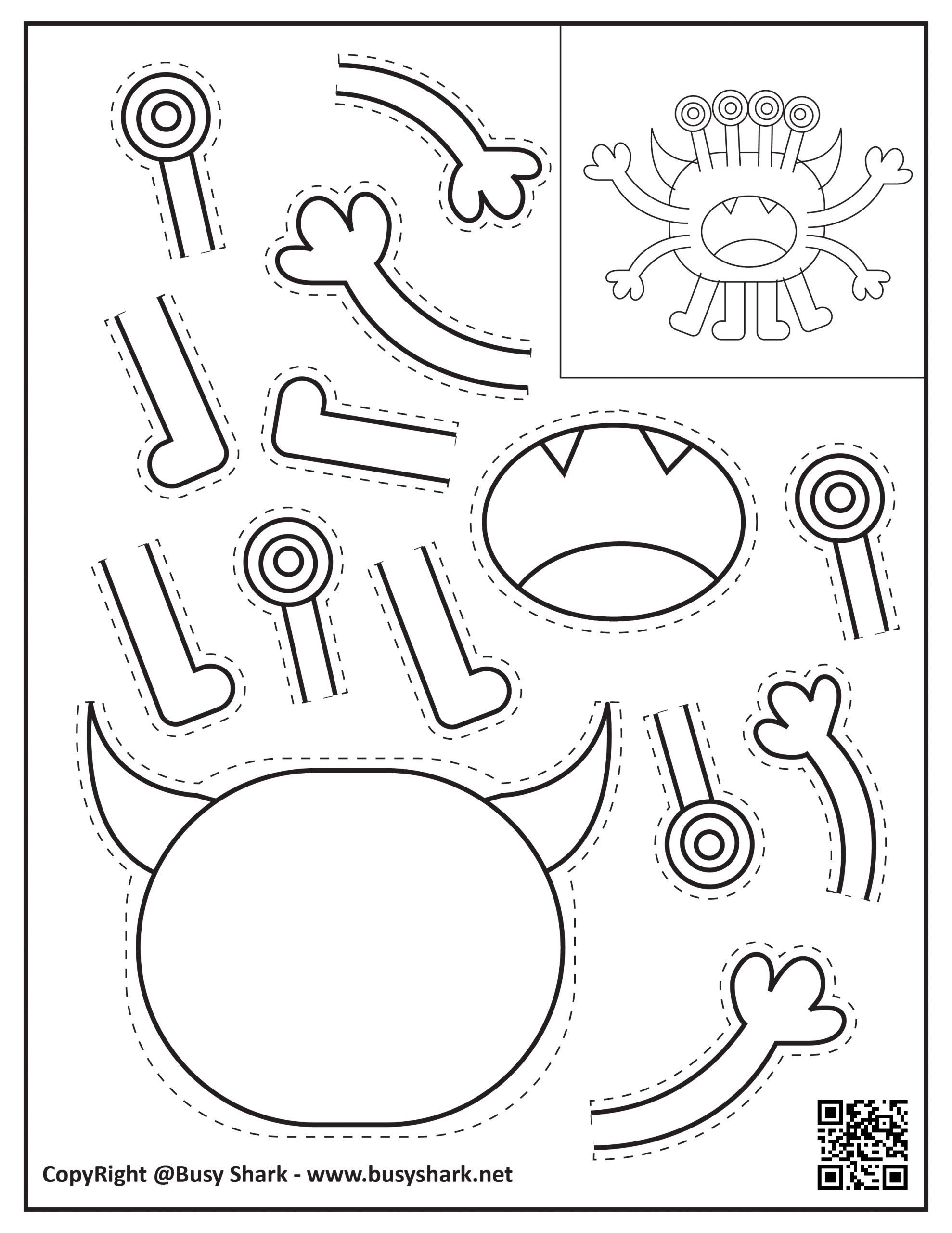 Build a monster free printable