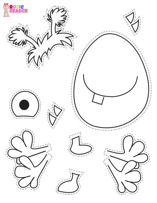 Build a monster printable