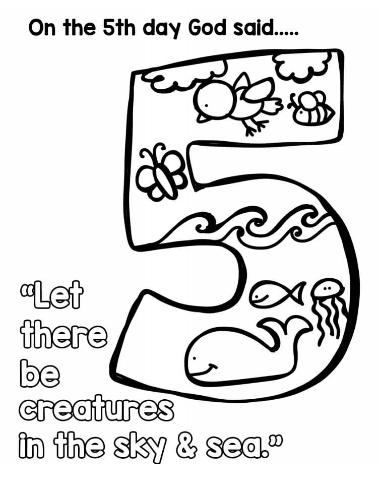 Th day of creation fãrbung seite