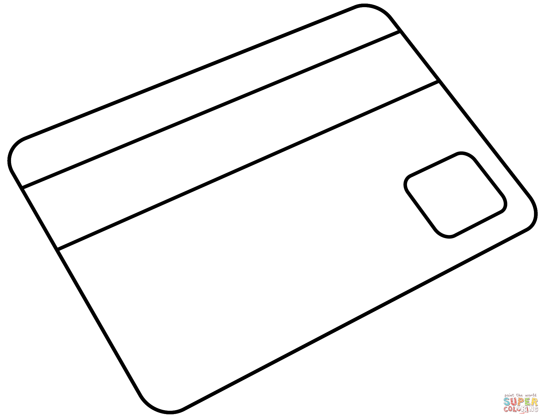 Credit card emoji coloring page free printable coloring pages