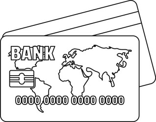 Credit card logos vector images over