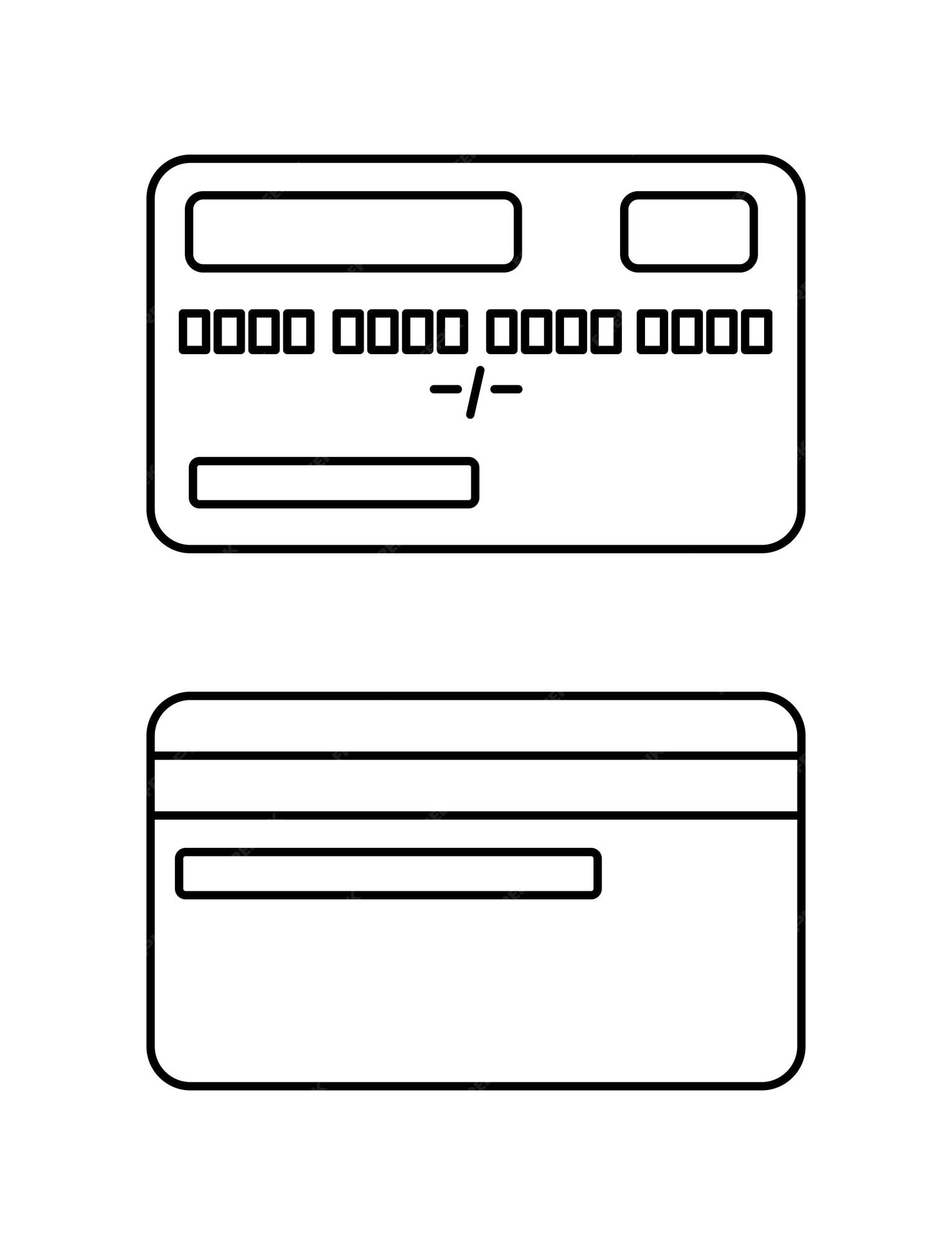 Premium vector credit card icon credit card payment symbol vector illustration on a white background