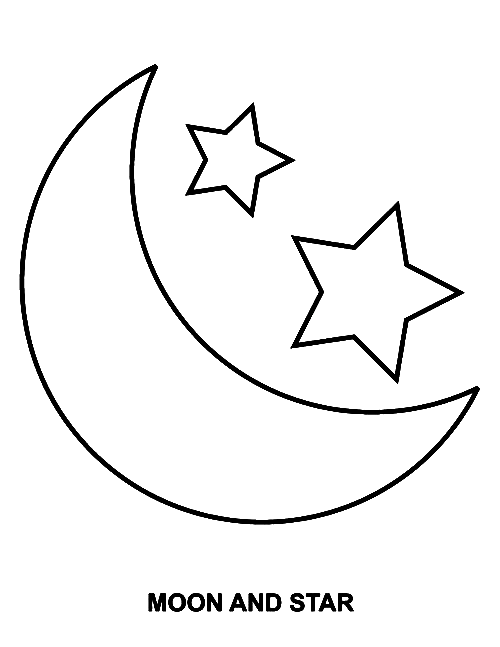 Moon coloring pages printable for free download