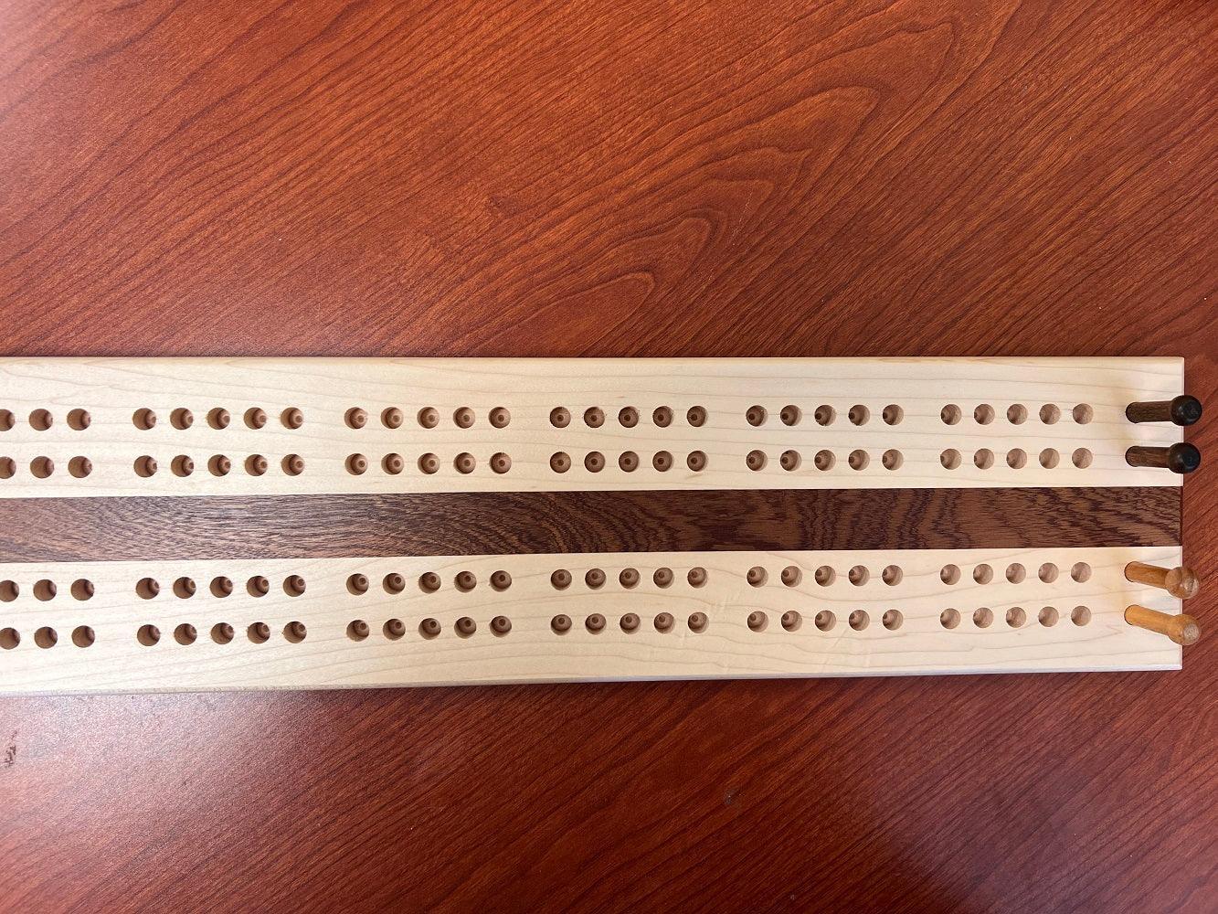 Jumbo size cribbage board