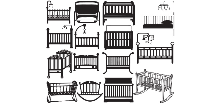 Baby crib svg baby cribs svg baby svg cribs crib svg ai pdf eps svg dxf png
