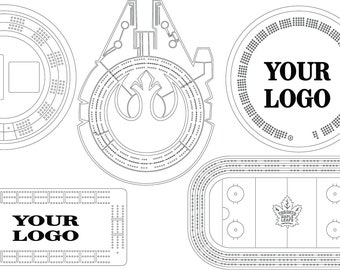 Crib board cribbage game board layouts bundle svg file glowforge
