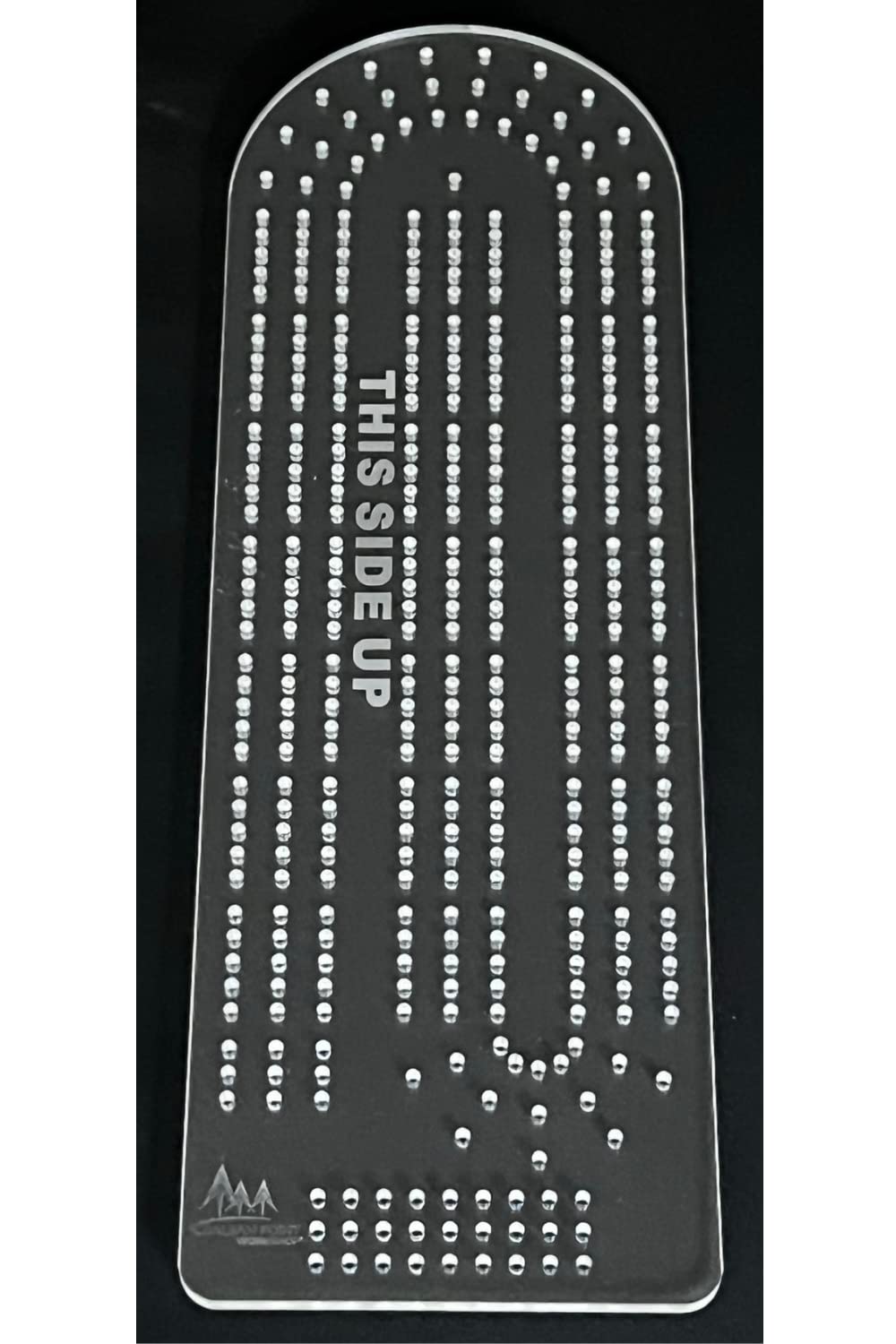 Cribbage board template