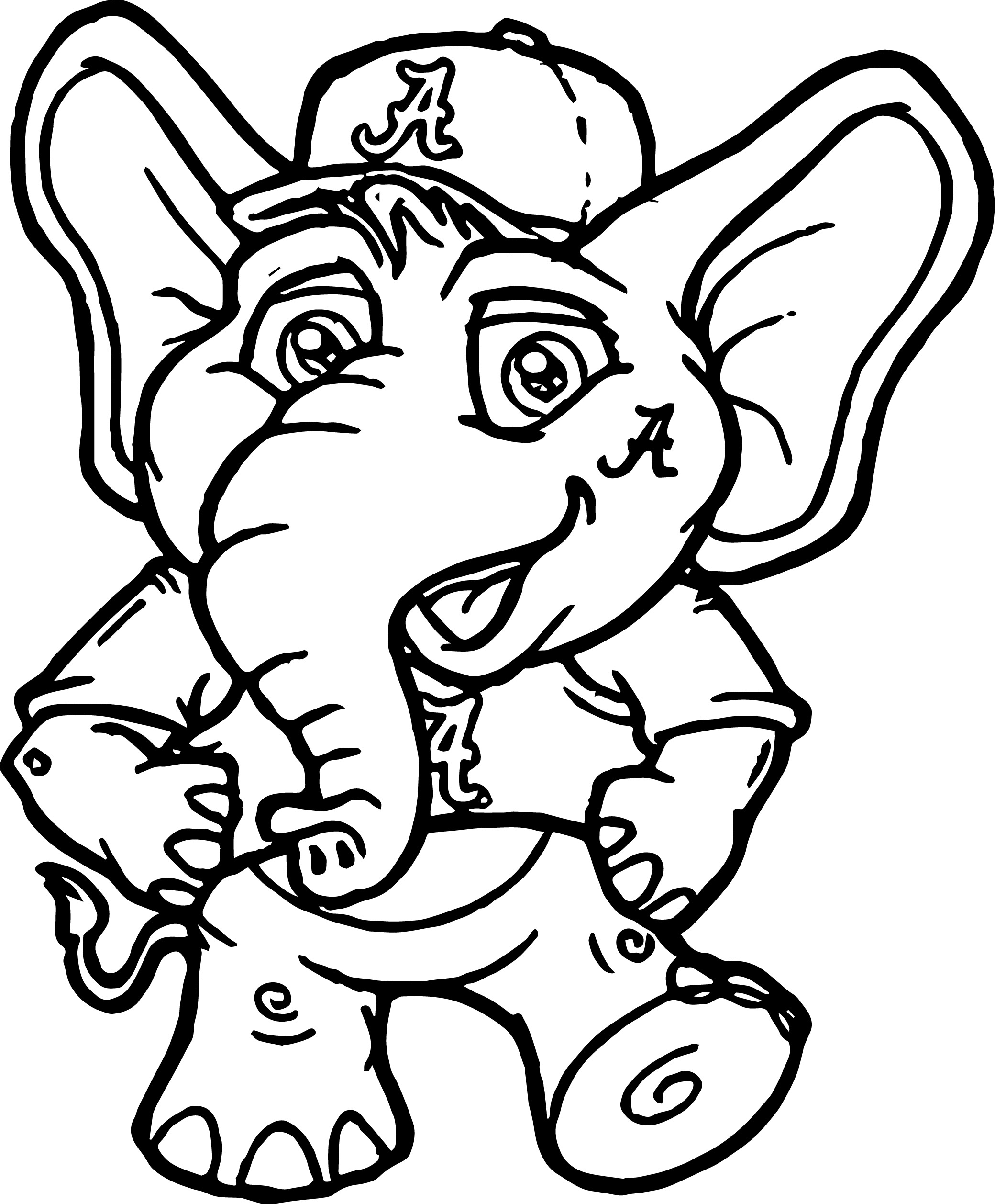 Alabama crimson tide coloring pages