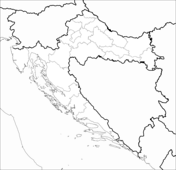 Outline map of croatia coloring page free printable coloring pages