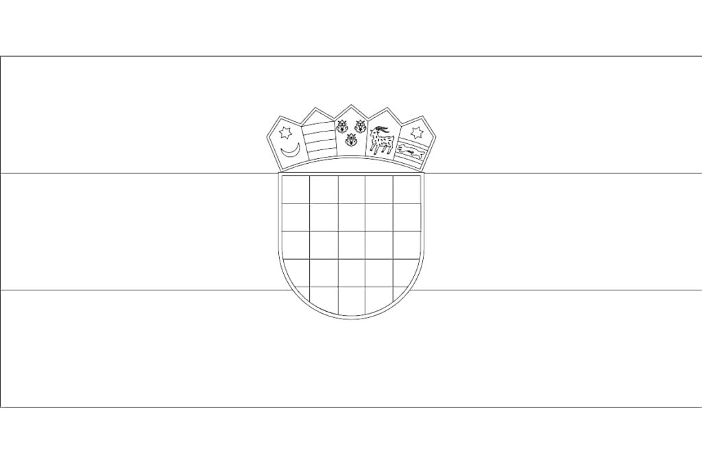 Croatia coloring pages