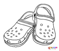 Crocs coloring pages ideas coloring pictures coloring pages all the colors