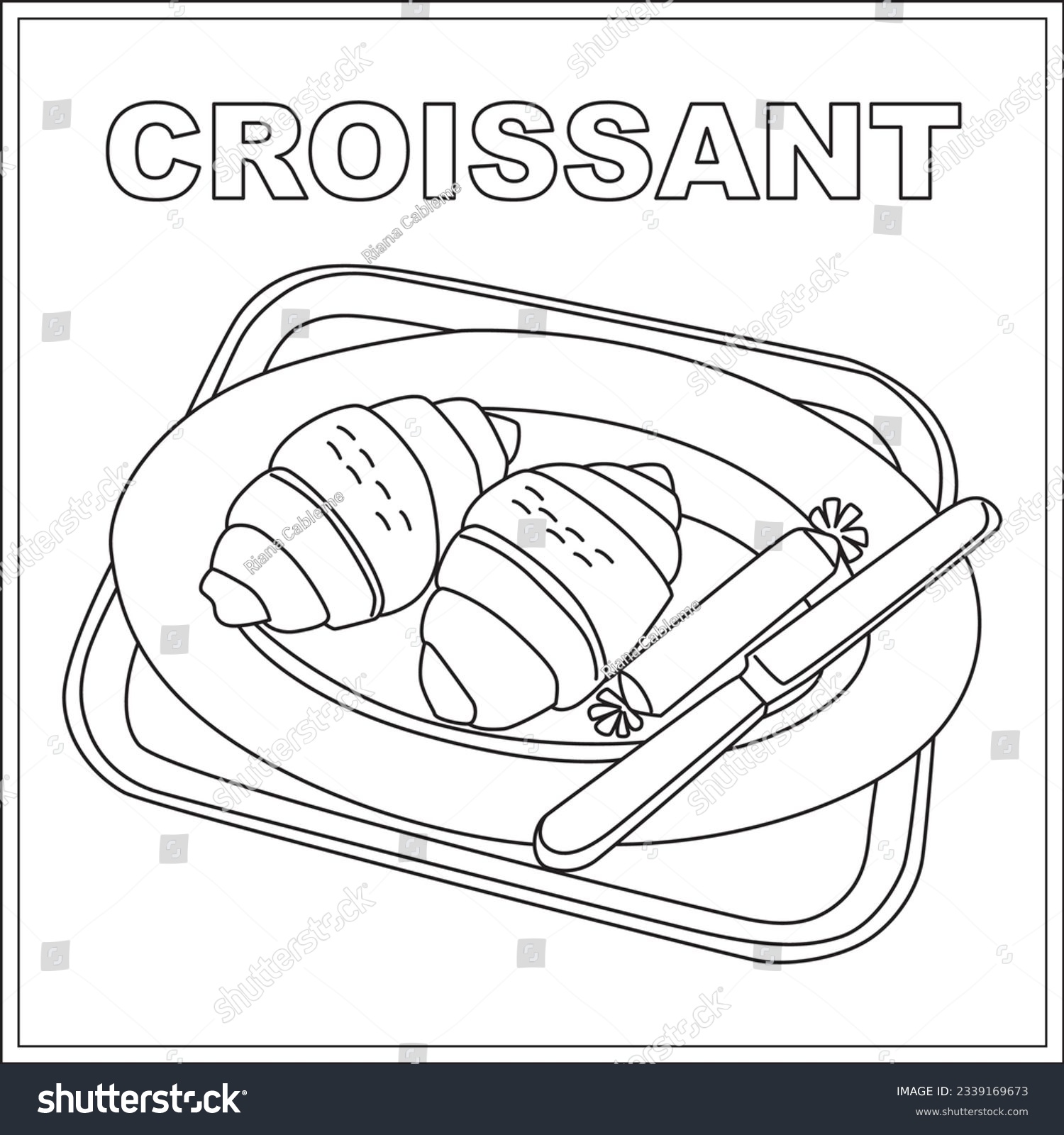 Dessert coloring book page food coloring stock vector royalty free