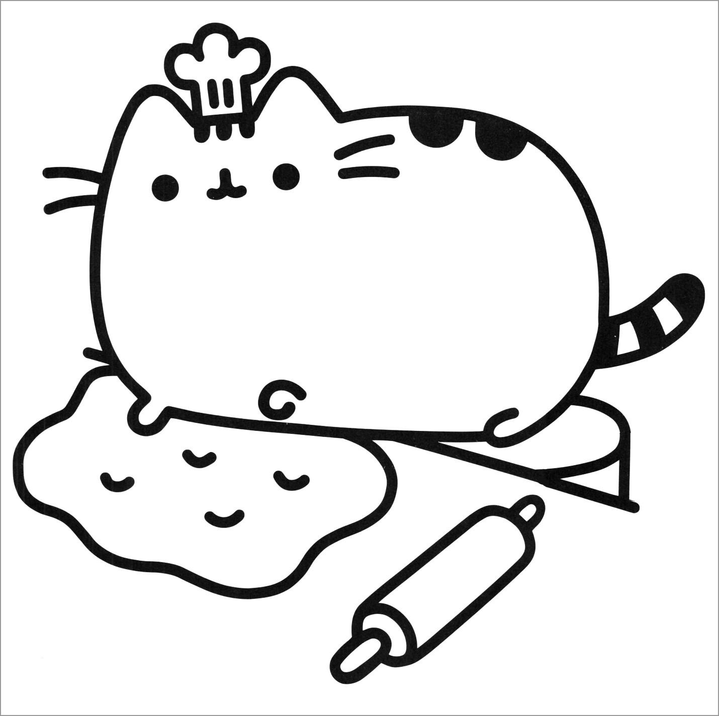 Croissant coloring pages