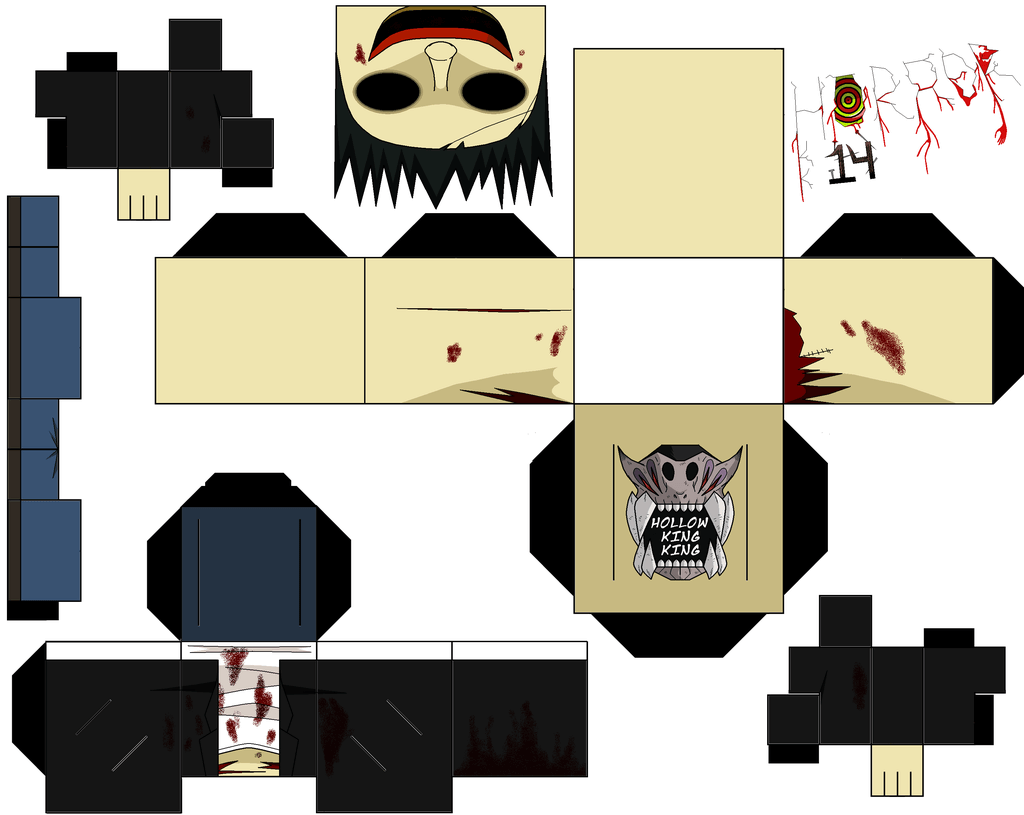 Crooked man paper toy free printable papercraft templates