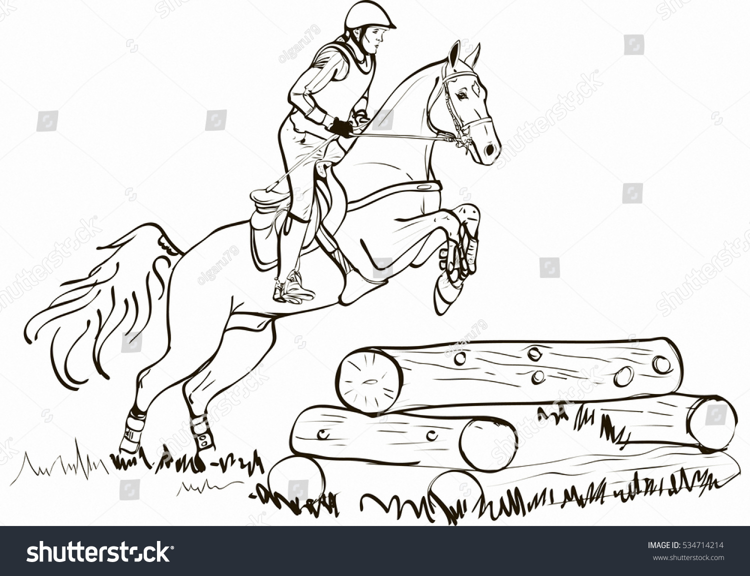 Cross country eventing horse royalty