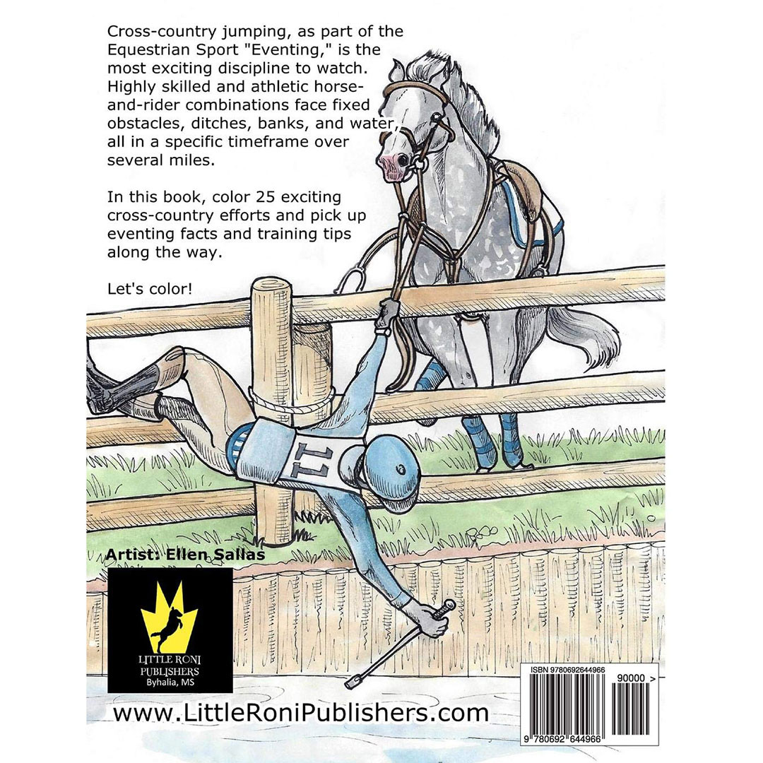 I love dressage coloring book