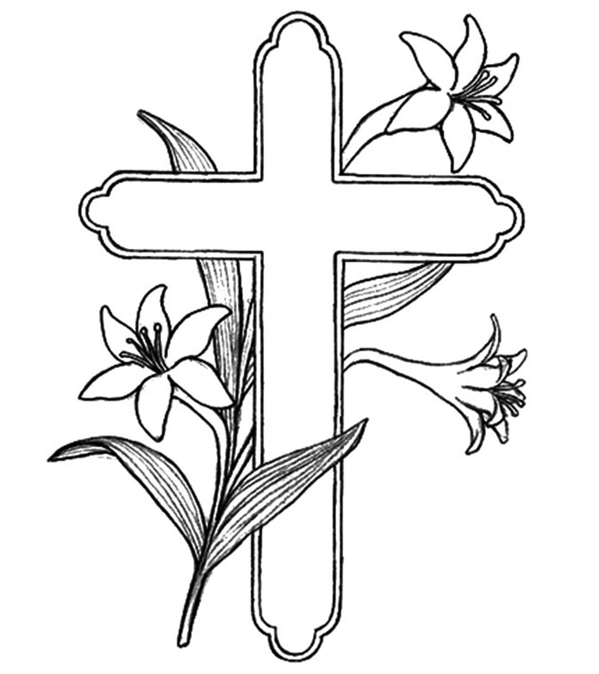 Top free printable cross coloring pages online