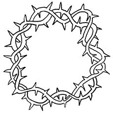 Top free printable crown coloring pages online crown of thorns coloring pages clip art