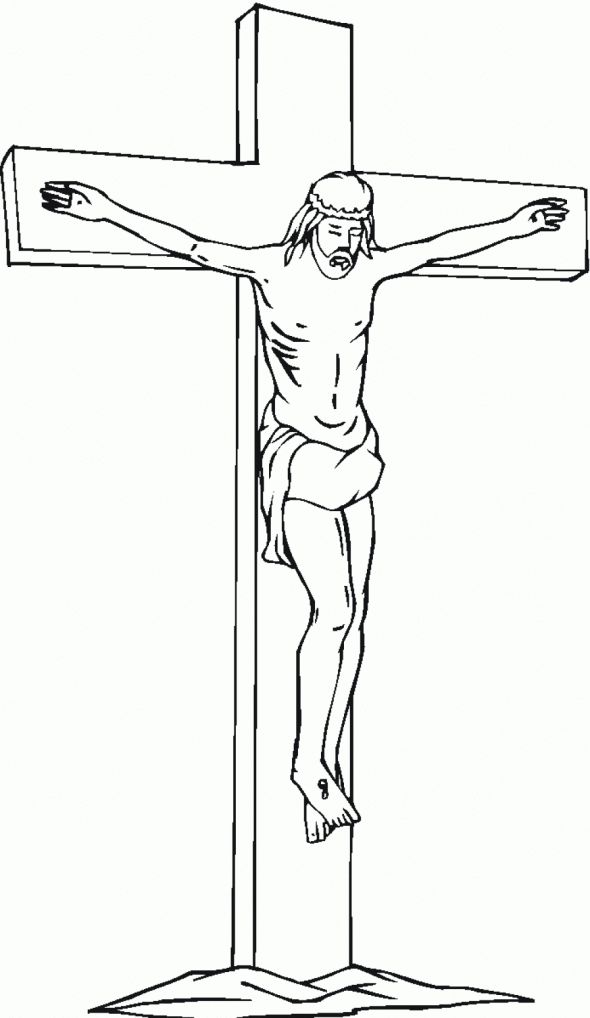 Free printable cross coloring pages for kids cross coloring page jesus coloring pages jesus on the cross
