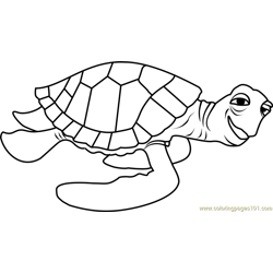 Crush coloring page for kids