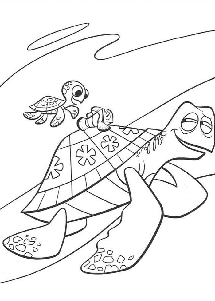 Finding nemo coloring pages