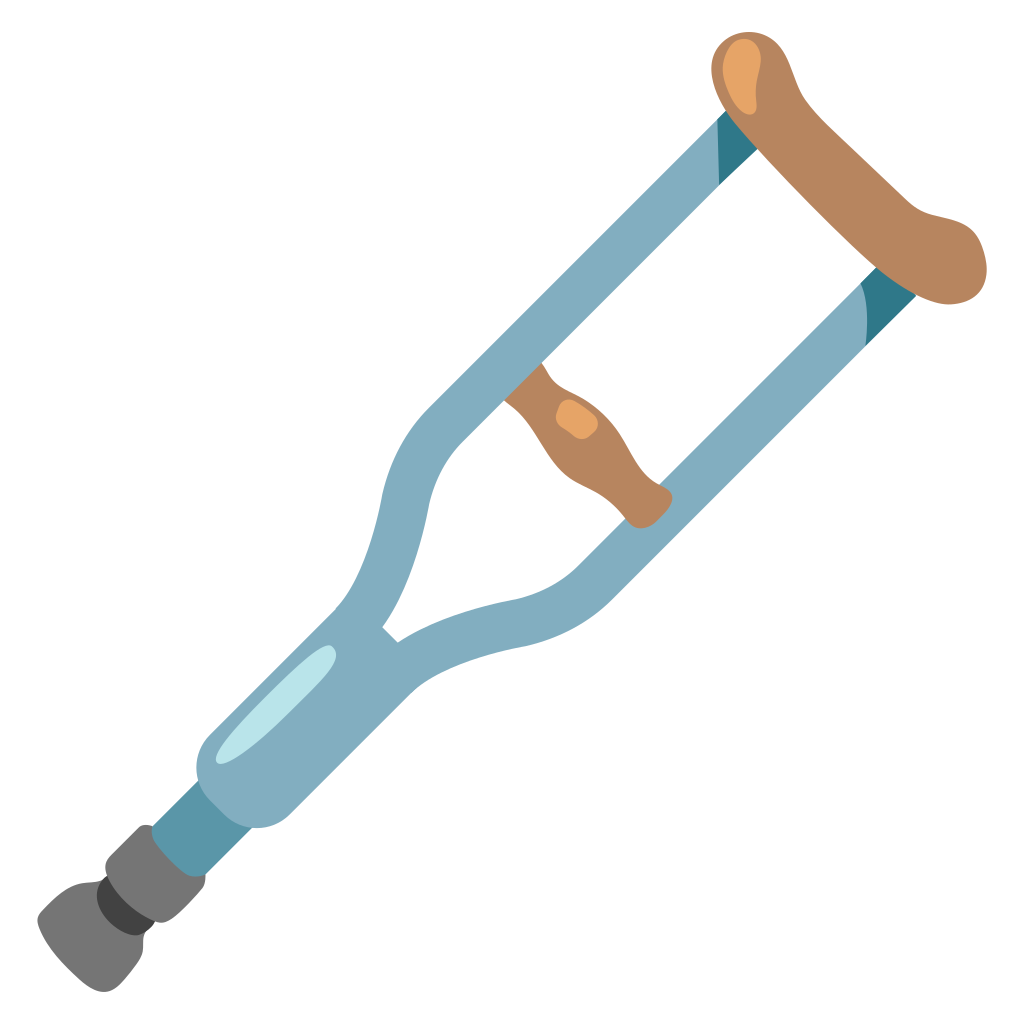 Ð crutch emoji