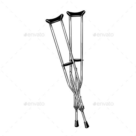 Top crutches drawing ideas and inspiration