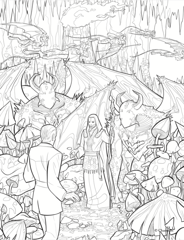 While away the hours with a free hp lovecraft call of cthulhu coloring book open culture