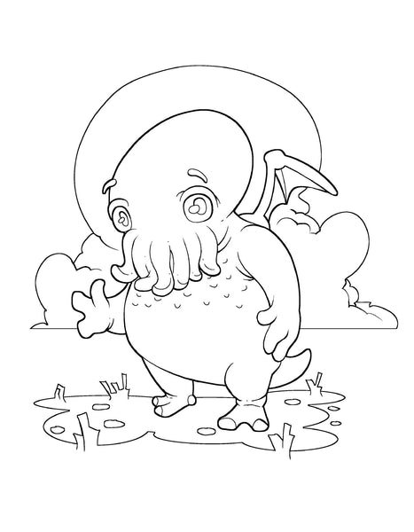 C is for cthulhu coloring book