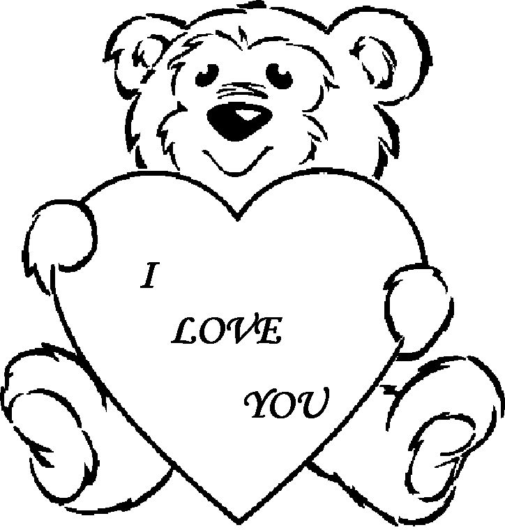 Dibujos de san valentin para colorear