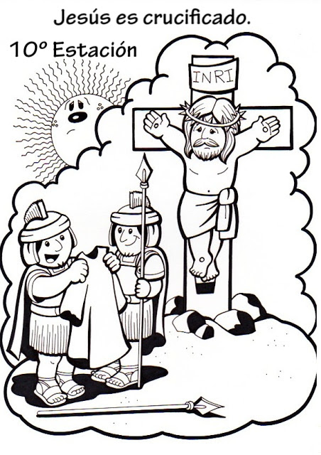 Hdad huerto cãrdoba on x vãa crucis para niãos x estaciãn jesãºs es crucificado xi estacion jesãºs promote su reino al buen ladrãn yosoydelhuerto yomequedoencasa veladyorad domingoderamos ssanta cordoba httpstcogarxutoy x