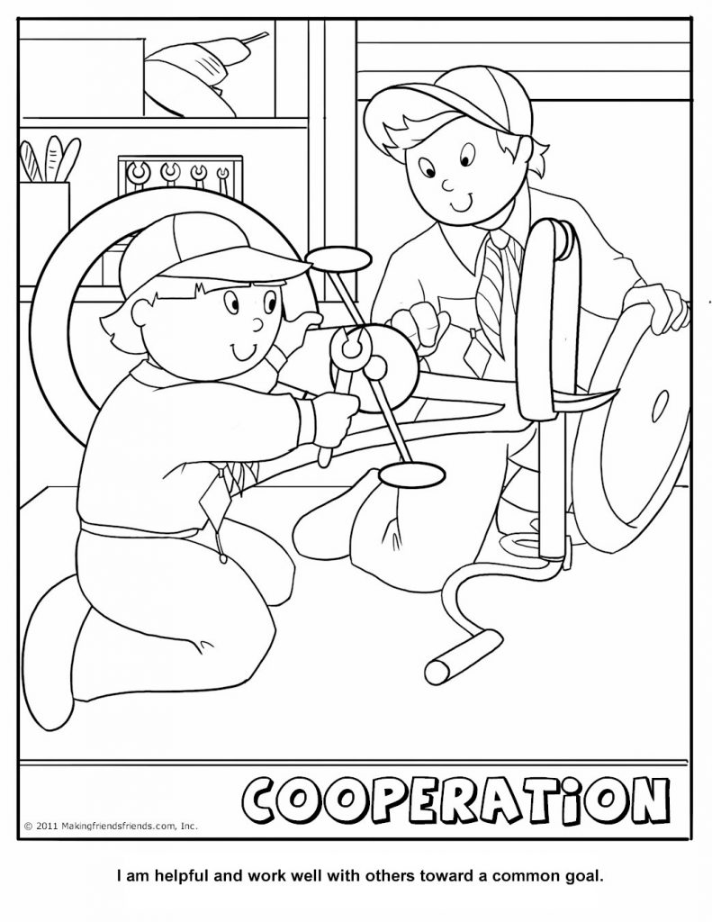 Cub scout coloring pages