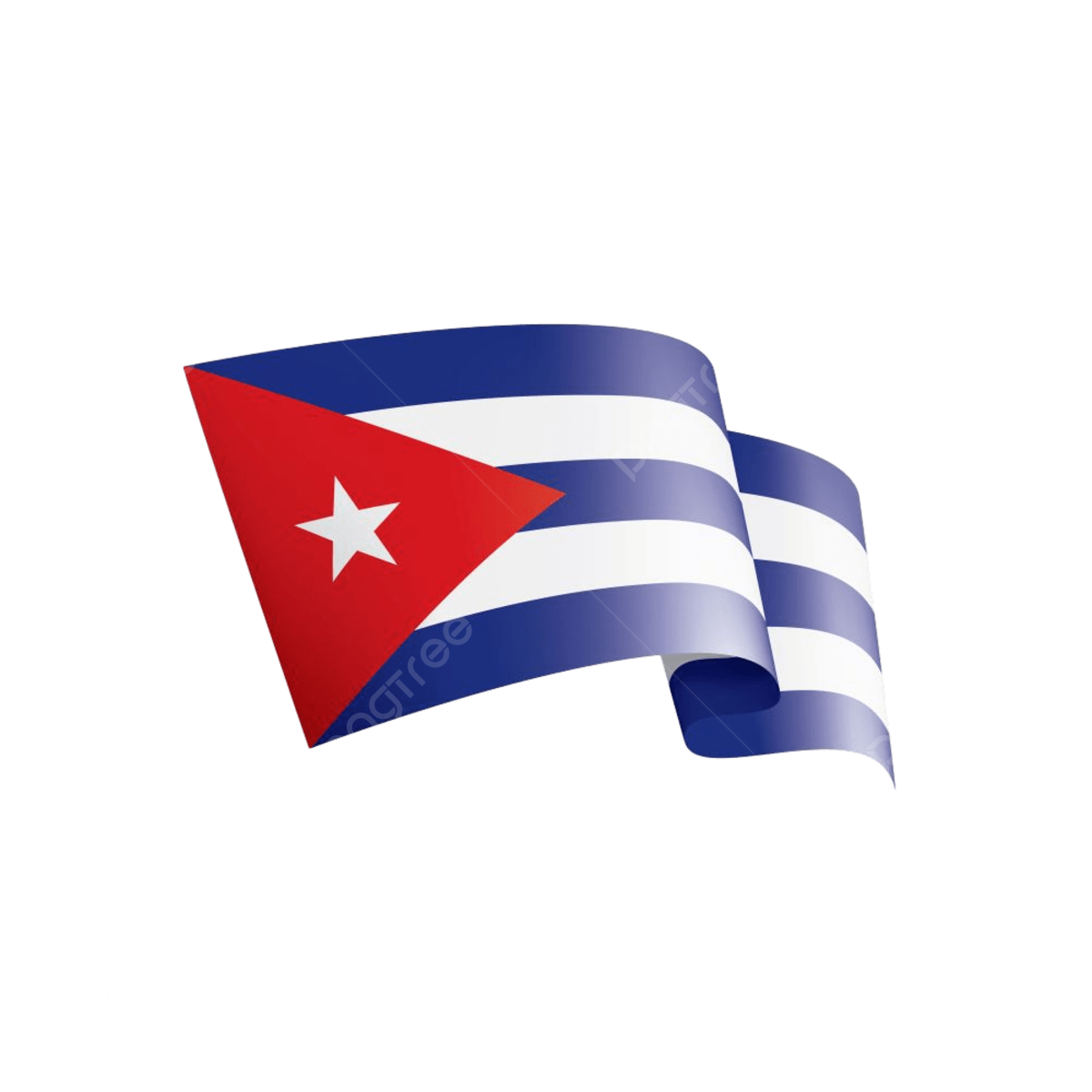 Cuba flag vector hd png images cuba national flag symbol illustration emblem america festival png image for free download