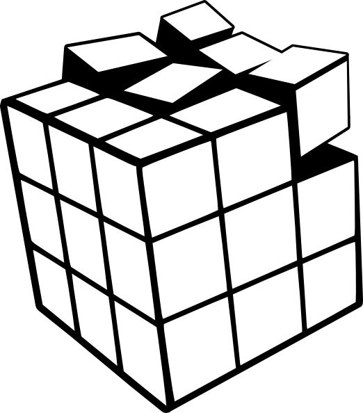 Rubiks cube coloring pages