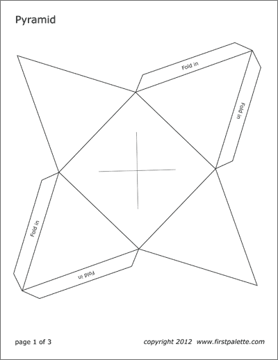 Cube templates free printable templates coloring pages