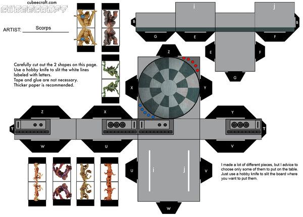 Create your own star wars paper toys with these cut out templates