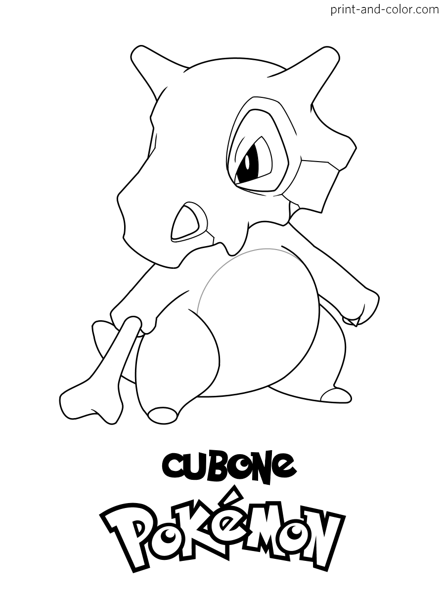 Pokemon coloring pages print and color
