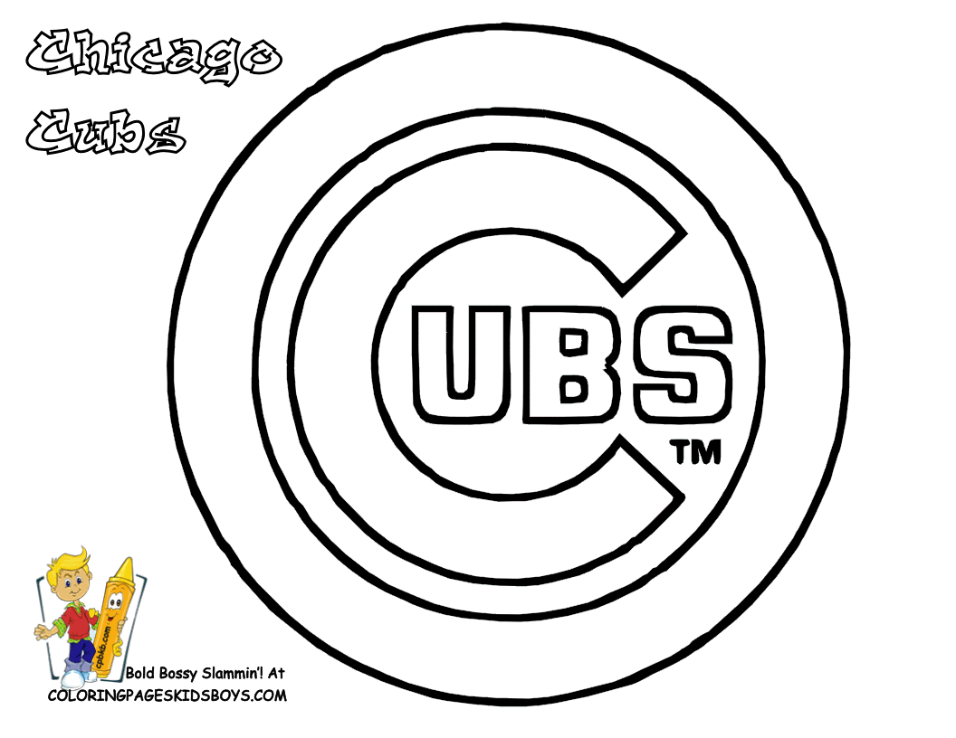 Chicago cubs coloring page baseball coloring pages sports coloring pages coloring pages
