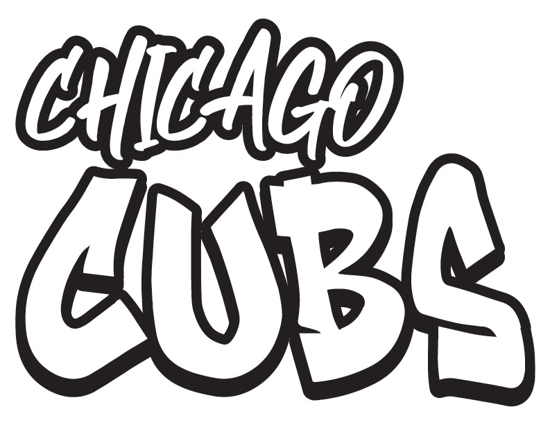 Mlb graffiti decals chicago cubs starting at