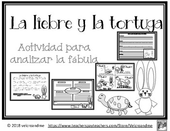 La liebre y la tortuga tortoise the hare in spanish by velcroandme