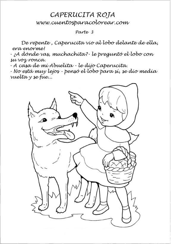 Harmoni air colorear imprimir imagenes de caperucita roja caperucita roja dibujo cuento de caperucita