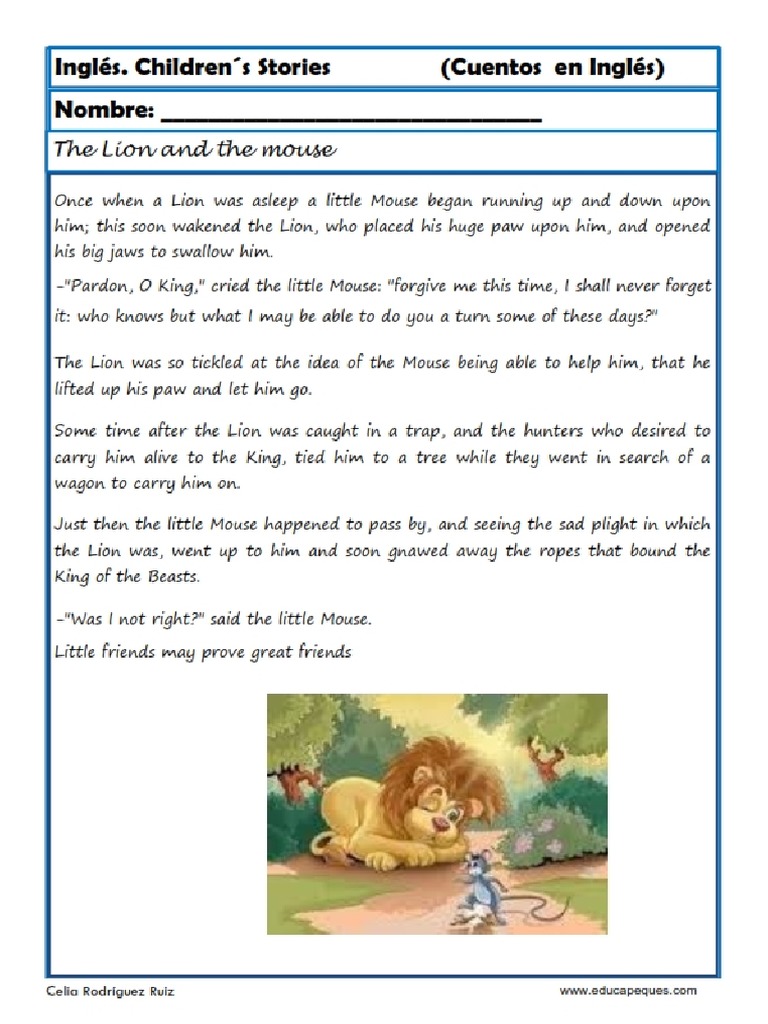 Cuentos inglãs primaria cl pdf