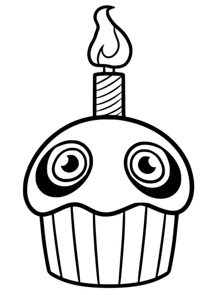 Cupcake five nights at freddys house coloring pages fnaf coloring pages five nights at freddys five night