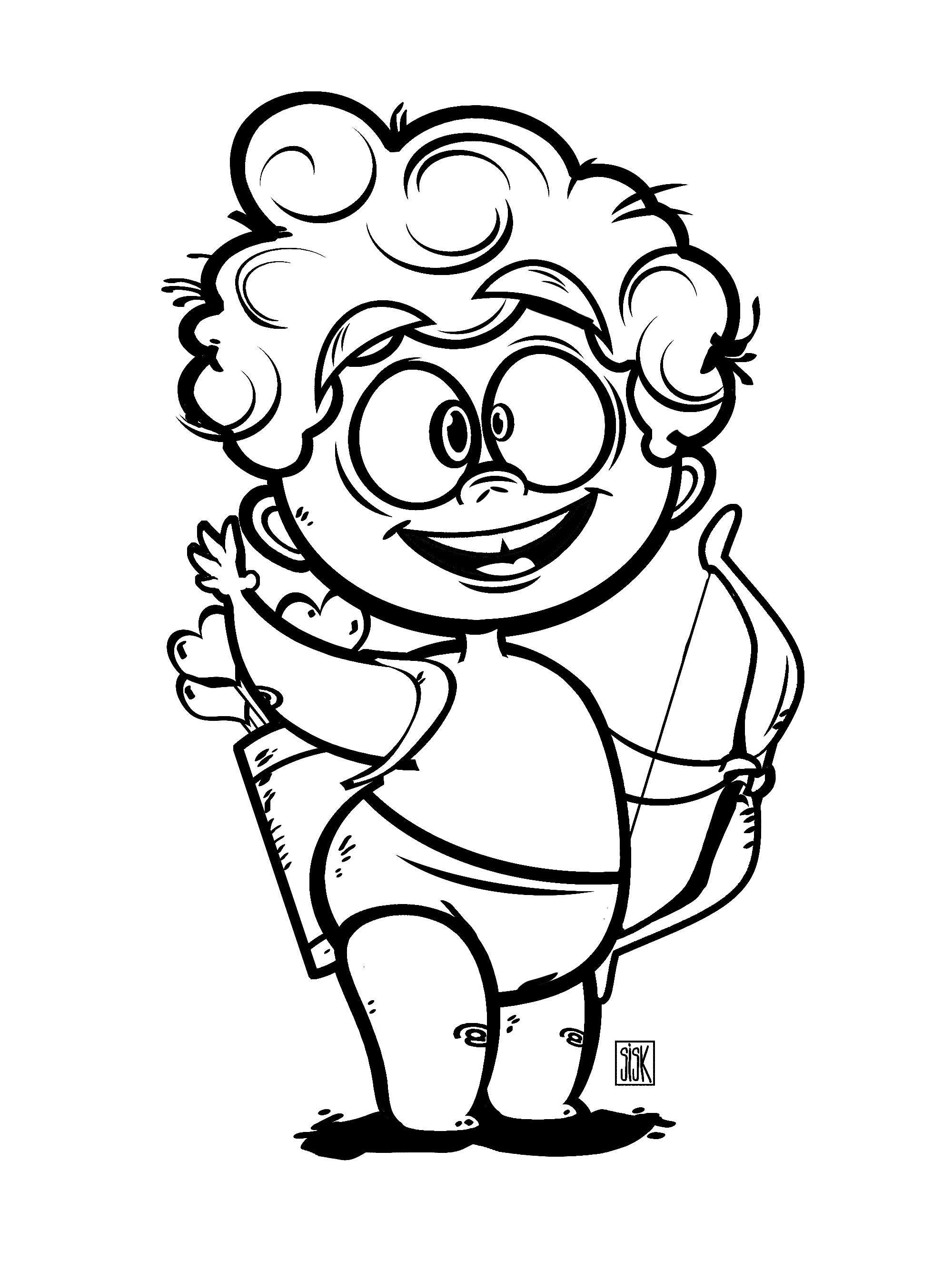 Valentines day join dress cupid drawing party by