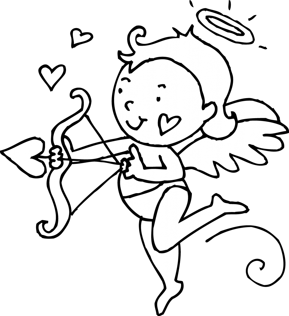 Cupid coloring pages