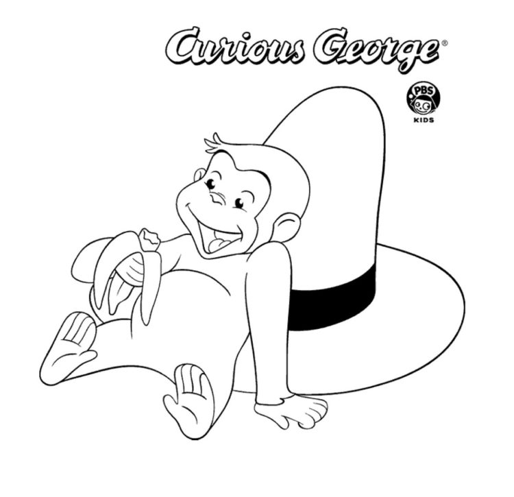 Banana coloring page kids coloring pages kids for parents