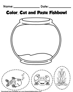 Color cut and paste activity worksheet for kids cut and paste free printable crafts cutting activities for kids