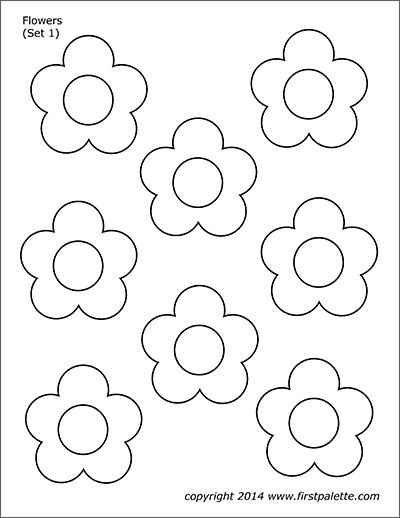 Flowers free printable templates coloring pages firstpalette flower templates printable punch needle patterns flower templates printable free