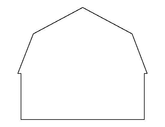 Printable barn template farm preschool farm animal crafts barn crafts