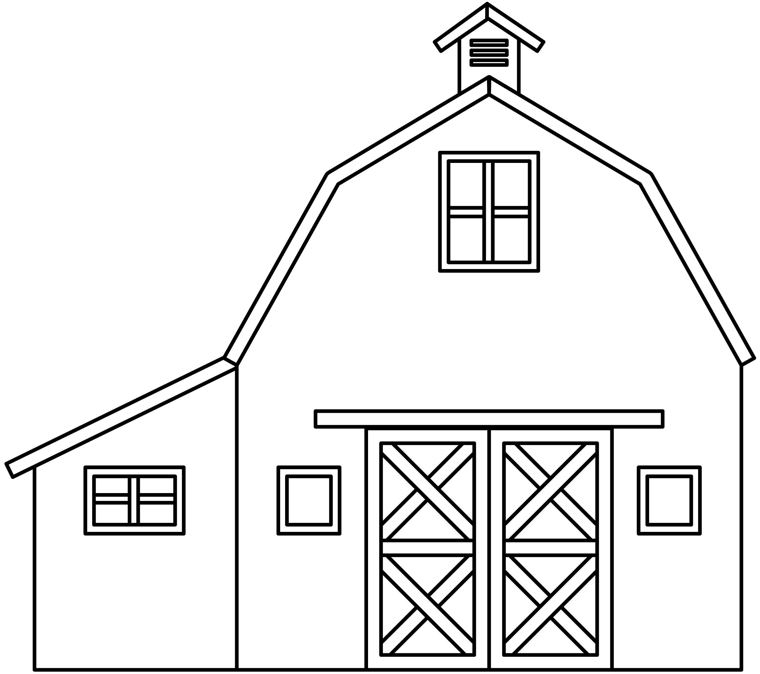 Barn printable template free printable papercraft templates